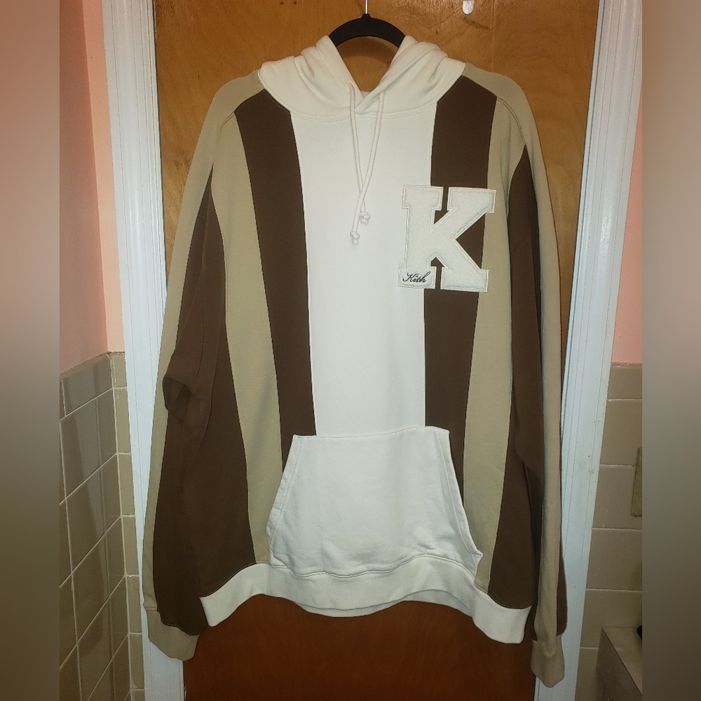 NWOT RARE Kith Williams 3 paneled Tectonic cotton hoodie